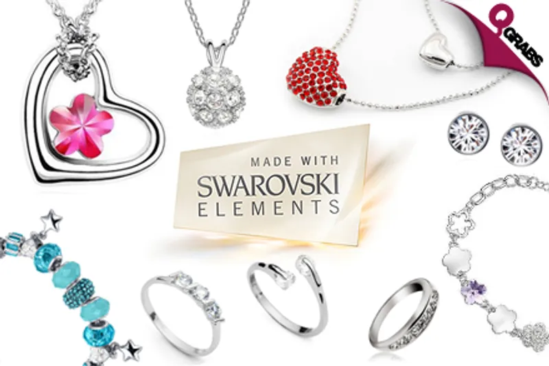 From QR39, Enjoy Our Swarovski Elements Jewelry Clearance Sale - VERY LIMITED Supply! (Up to QR727 Value)